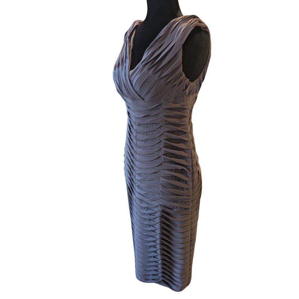 Adrianna Papell Gray Cocktail Dress Size 6
